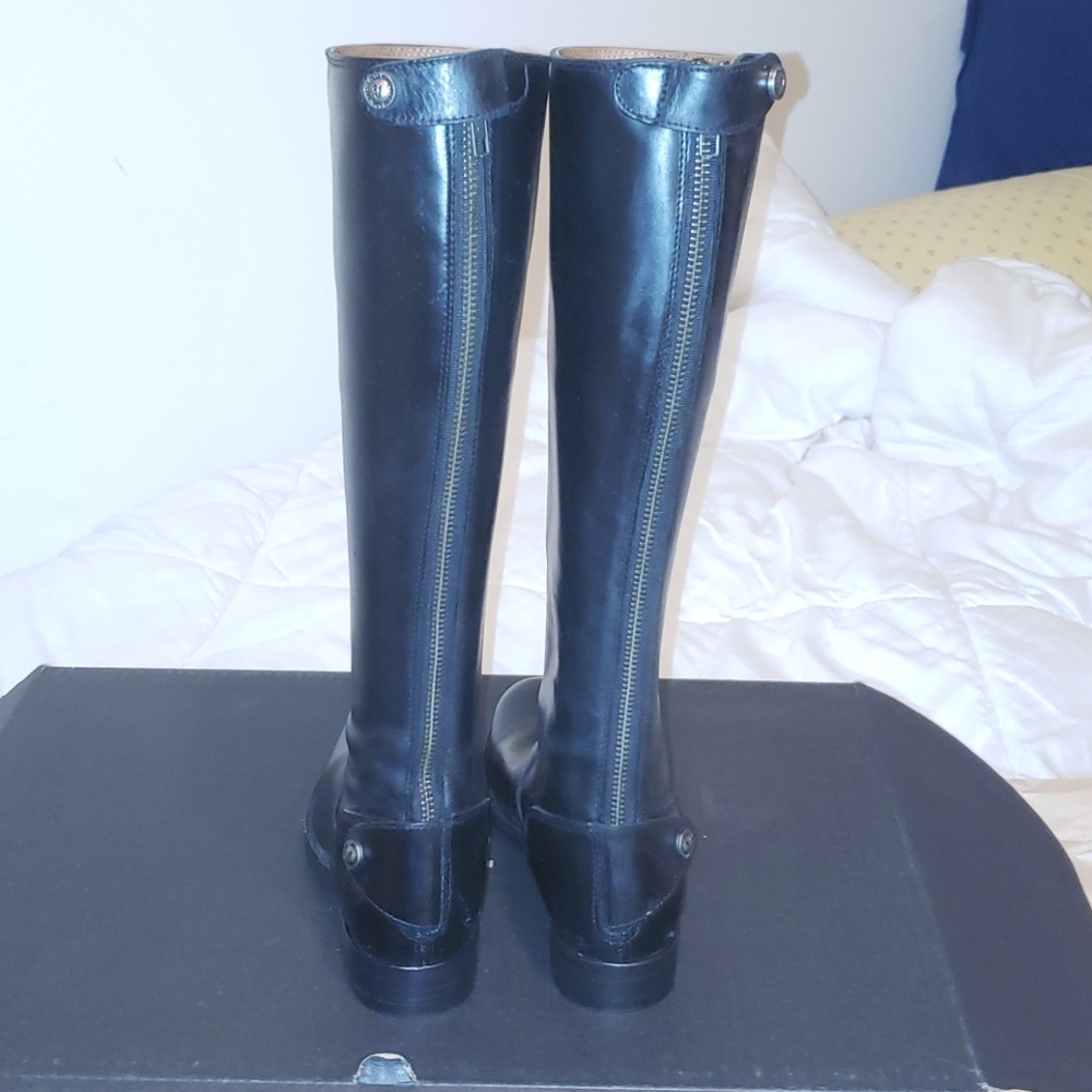 Frye Melissa Button Back Zip Boots - Picture 3 of 8